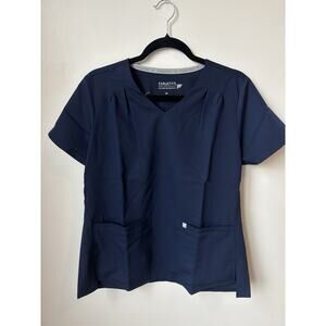 Fabletics Brand New Navy Blue Scrub Top And Pants Size Medium